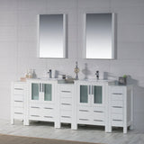 Blossom Sydney 84 Inch Bathroom Vanity with Side Cabinet - V8001 84S 01 - Backyard Provider