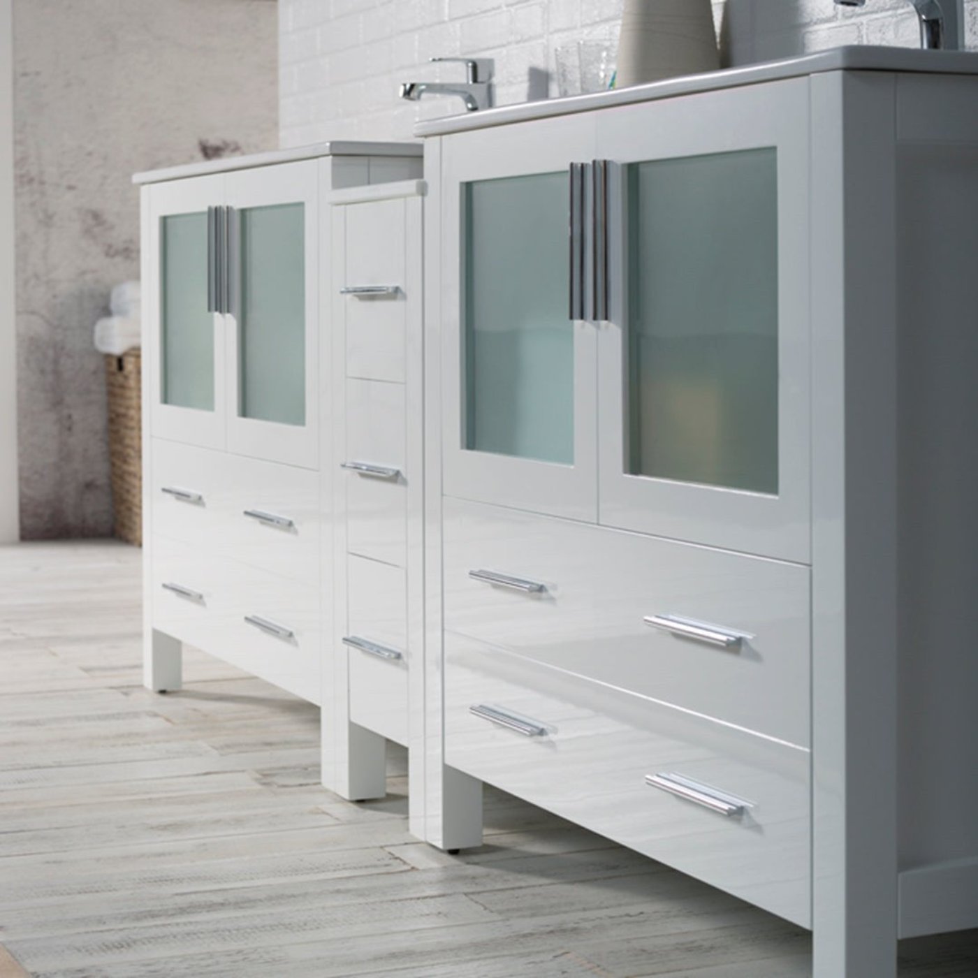 Blossom Sydney 84 Inch Bathroom Vanity - V8001 84 01 - Backyard Provider
