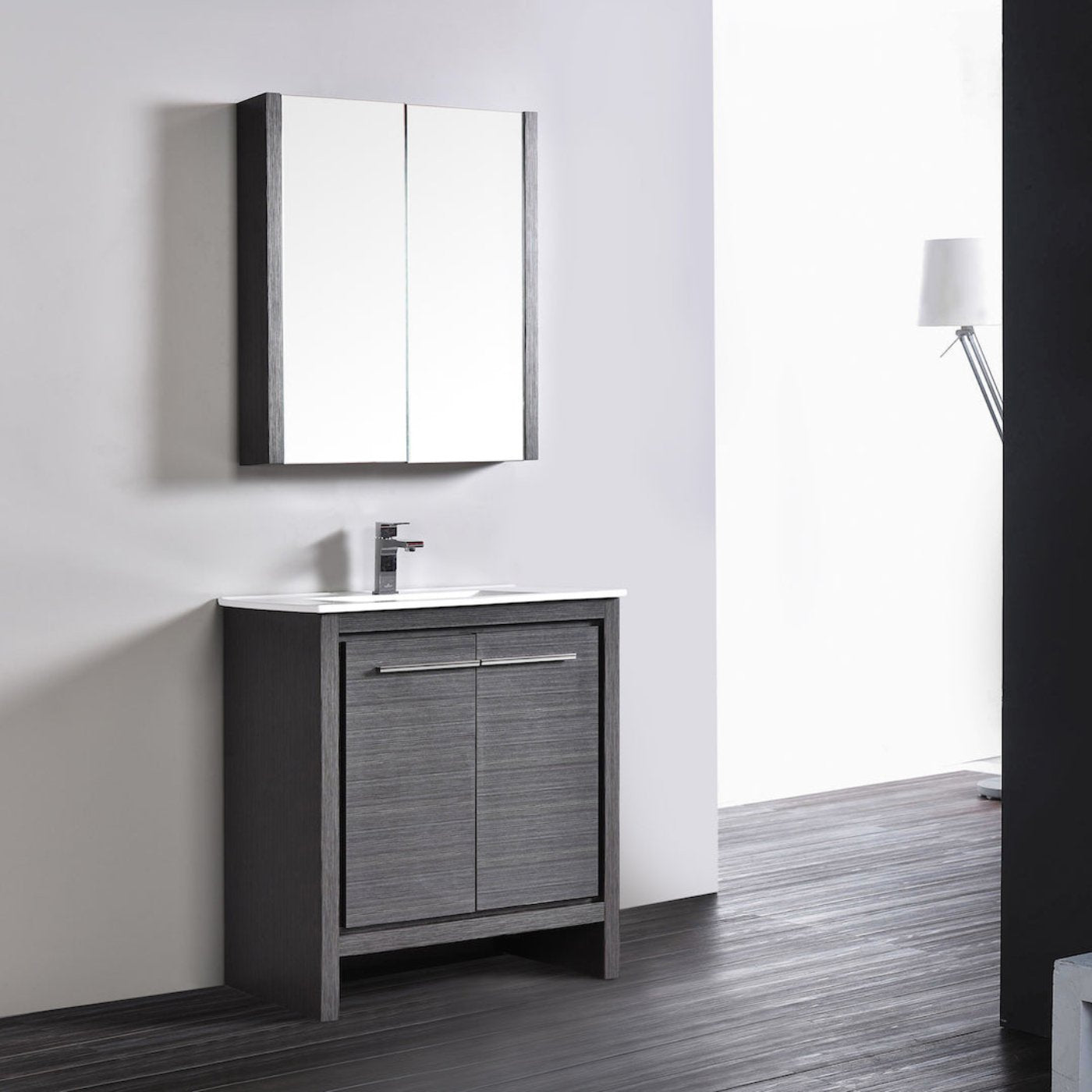 Blossom Milan 30 Inch Bathroom Vanity - V8014 30 01 - Backyard Provider