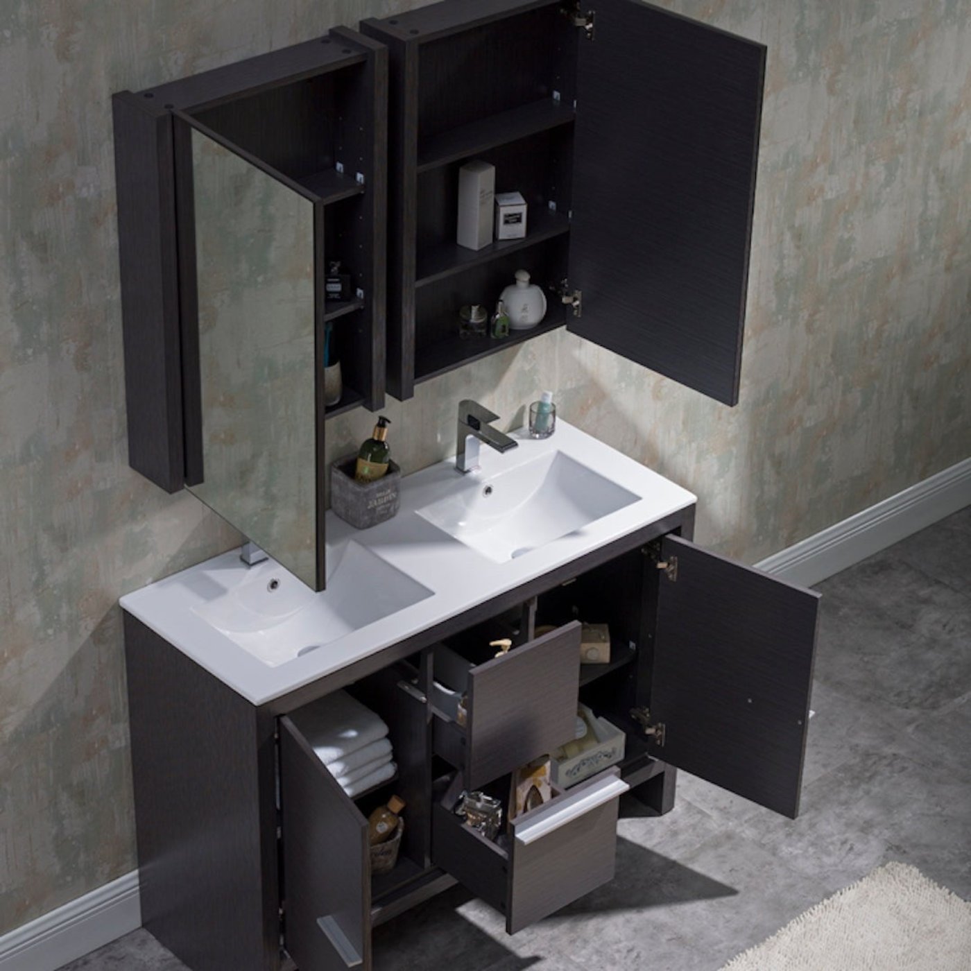 Blossom Milan 48 Inch Bathroom Vanity - V8014 48 01 - Backyard Provider