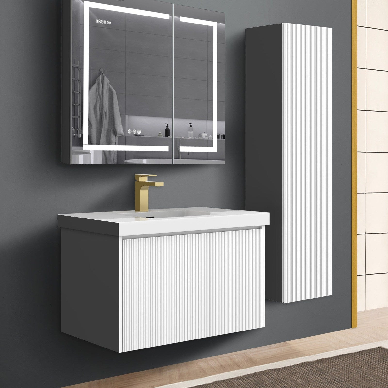 Blossom Positano 12″ Side Cabinet - S8028 12 01 - Backyard Provider