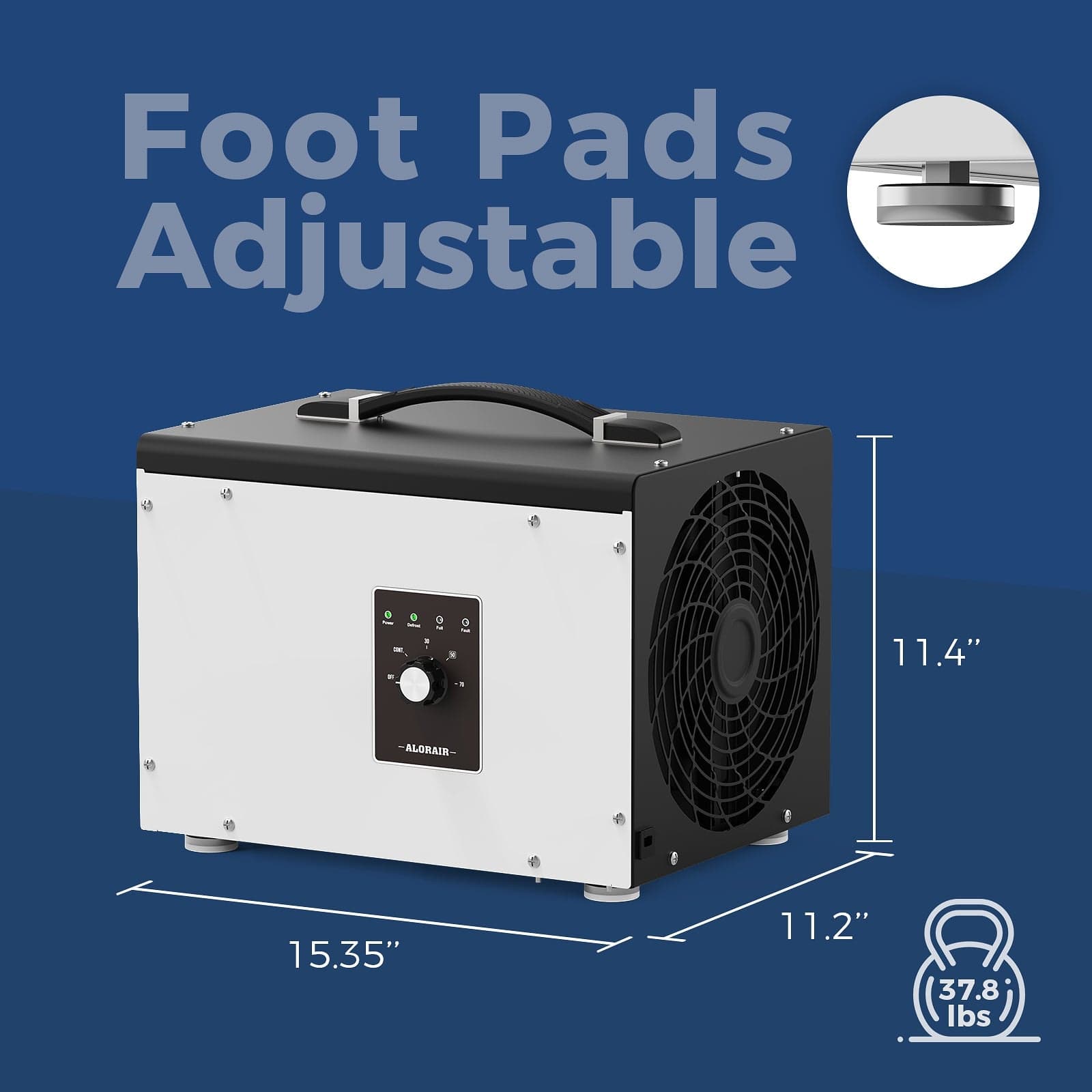 ALORAIR 70 PPD Crawl Space Dehumidifier - Sentinel HS35