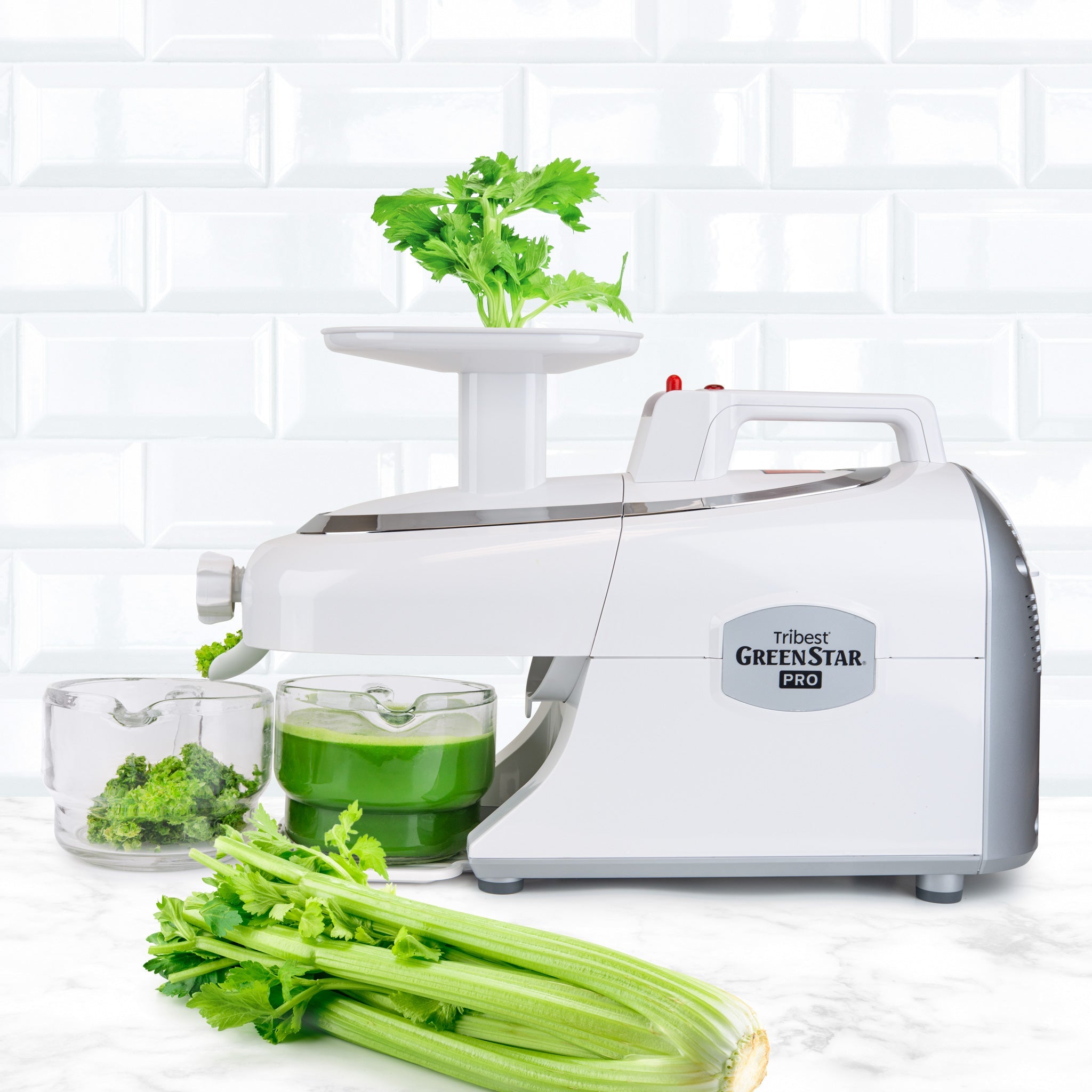 Tribest Greenstar® Pro All Stainless Steel Jumbo Twin Gear Commercial Slow Juicer