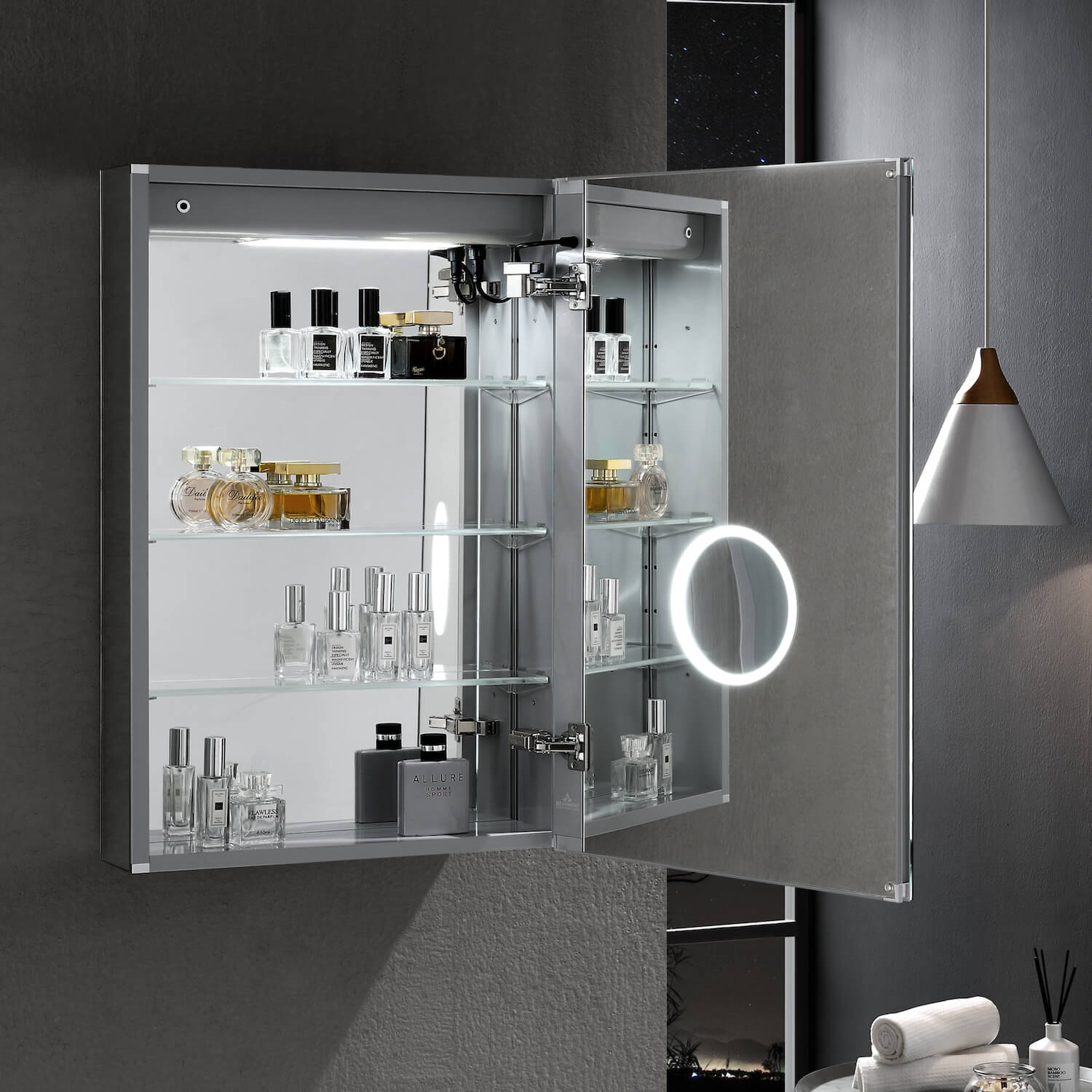 Blossom Asta – 24 Inches LED Medicine Cabinet - MCL2 2432L - Backyard Provider