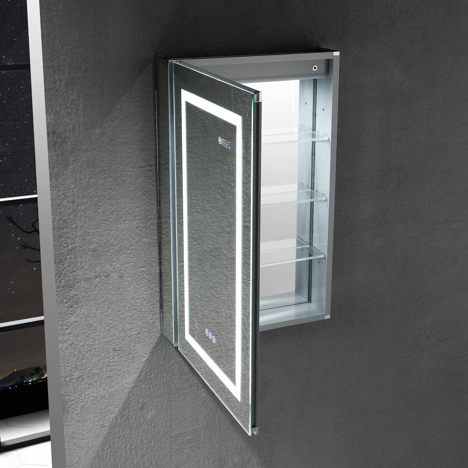 Blossom Asta – 24 Inches LED Medicine Cabinet - MCL2 2432L - Backyard Provider