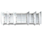 Krugg Svange 12036DLLLRRR 120 X 36 LED Medicine Cabinet  w/Dimmer & Defogger SVANGE12036DLLLRRR - Backyard Provider