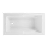 Swiss Madison Claire 60" x 32" Left-Hand Drain Drain Alcove Tub with Corner Apron - SM-AB570 - Backyard Provider
