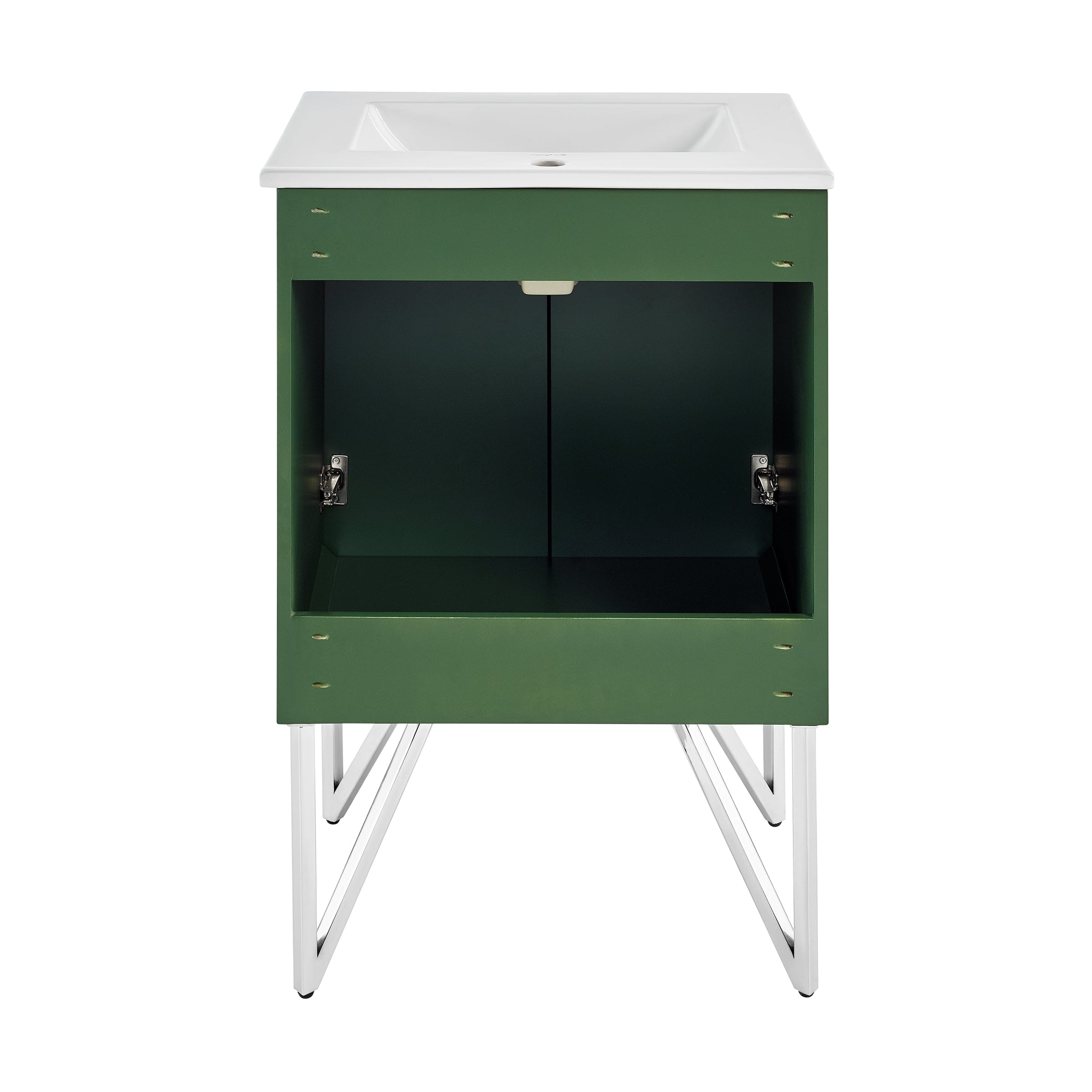 Swiss Madison Annecy 24" Bathroom Vanity in Atlas Green - SM-BV254EN - Backyard Provider