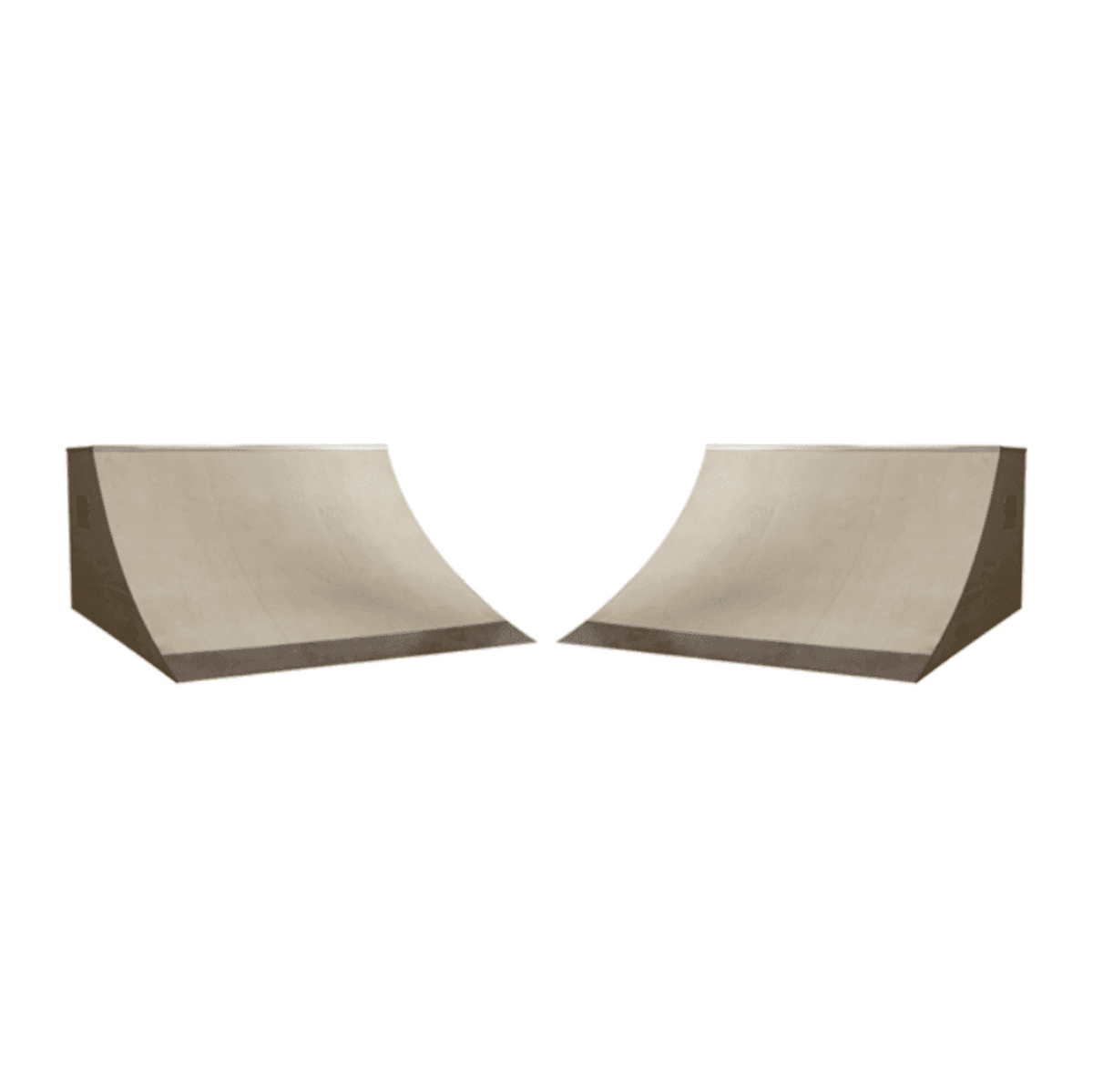 OC Ramp Quarter Pipes Ramps – Two 6 Foot - Backyard Provider