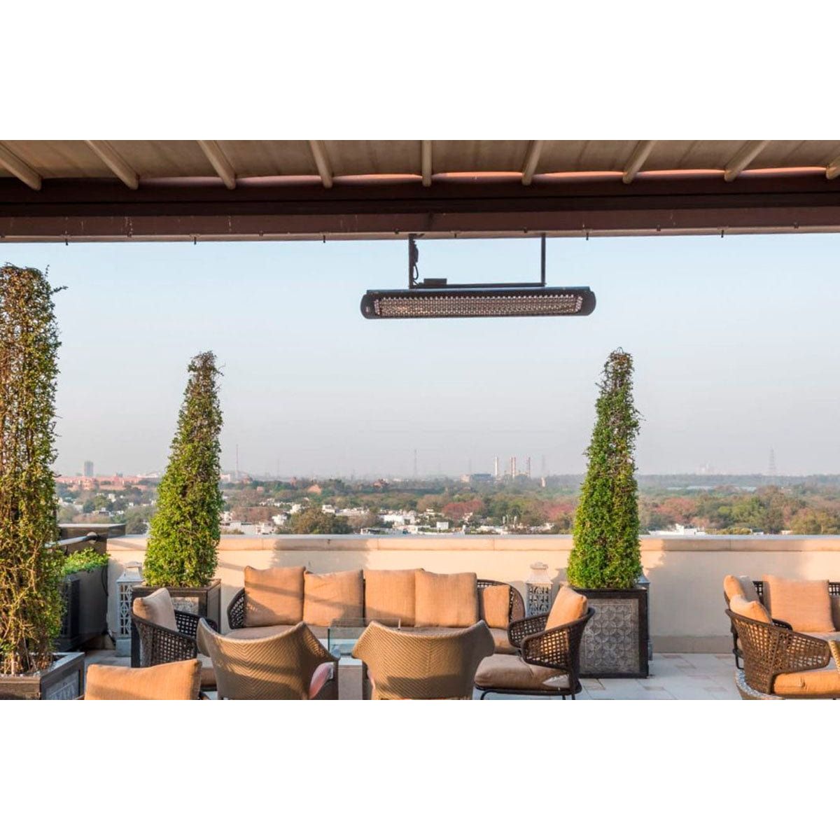 Bromic Tungsten Smart-Heat 2000 Watt Radiant Infrared Outdoor Electric Heater | Black - BH0420030