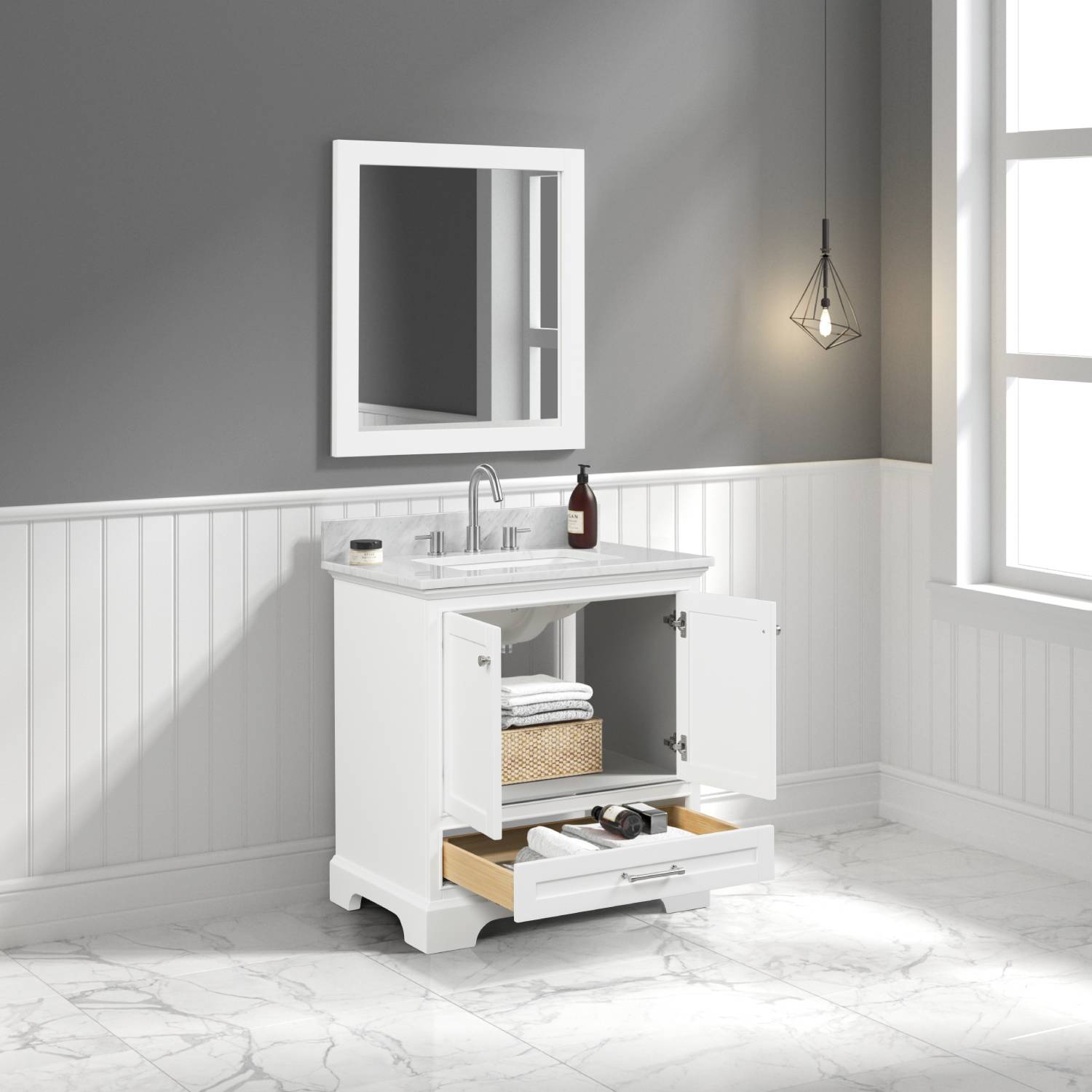 Blossom Copenhagen 30″ Bathroom Vanity - V8027 30 01 - Backyard Provider