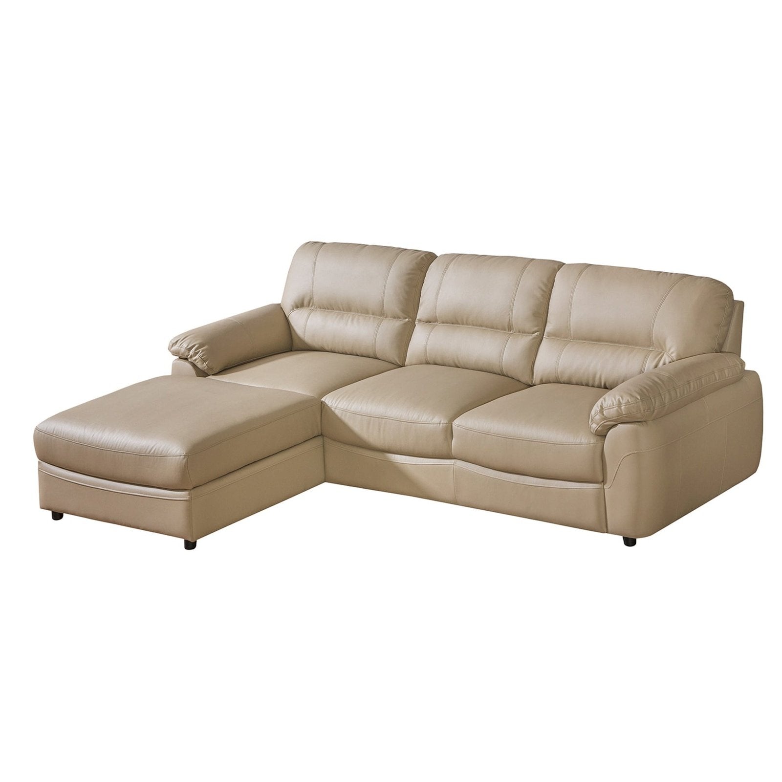 Sleeper Sectional BALTICA Faux leather with storage, SALE - Backyard Provider