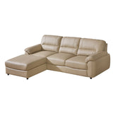 Sleeper Sectional BALTICA Faux leather with storage, SALE - Backyard Provider