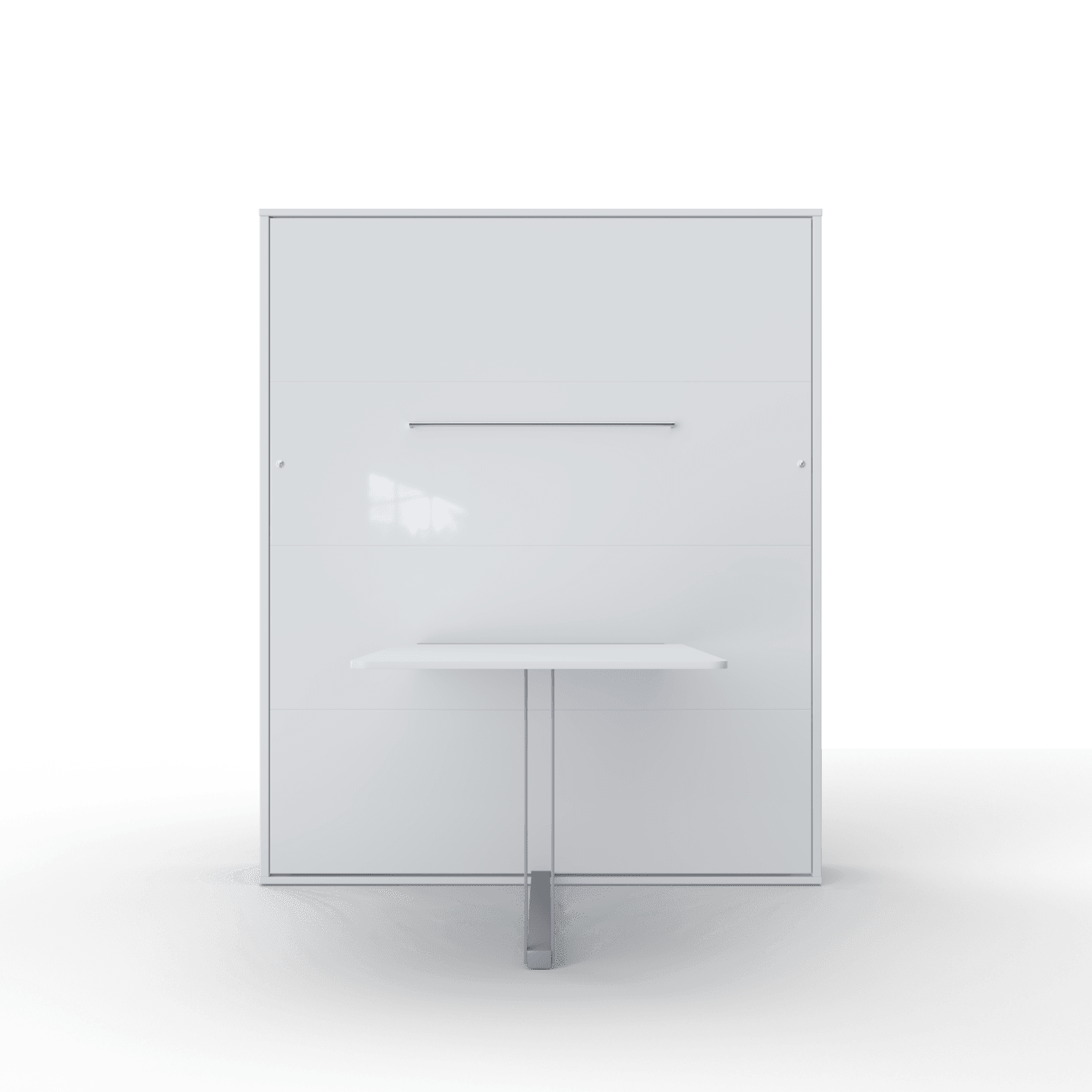 Maxima House Murphy bed European Queen Vertical with Desk, mattress and LED included INVENTO - IN-14WTAB - Backyard Provider