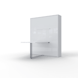 Maxima House Murphy bed European Queen Vertical with Desk, mattress and LED included INVENTO - IN-14WTAB - Backyard Provider