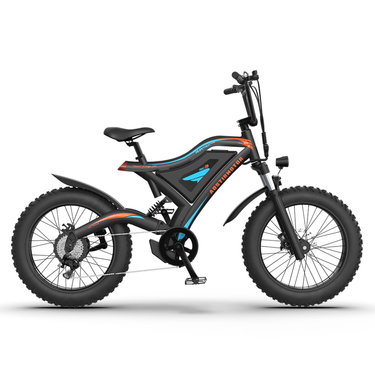 Aostirmotor S18-MINI 48V 500W Mini Fat Tire Electric Bike