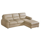 Sleeper Sectional BALTICA Faux leather with storage, SALE - Backyard Provider