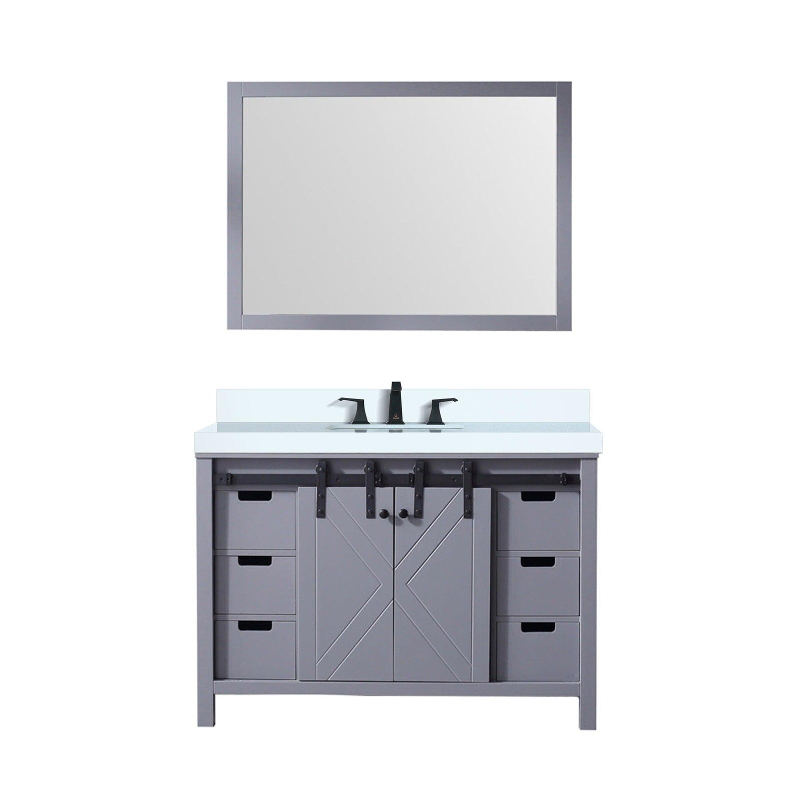 Marsyas 48" x 22" Single Bath Vanity - Backyard Provider