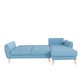 Sectional sleeper Sofa with storage Right Facing Chaise - Backyard Provider