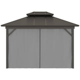 Outsunny 10x12 Hardtop Gazebo - 84C-145V03