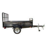 DK2 Single Axle Utility Trailer - Black 5FT X 7FT
