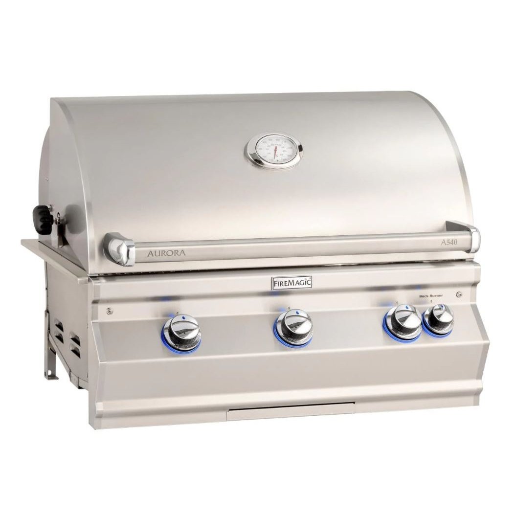 Fire Magic Aurora A540I 30-Inch Built-In Propane Gas Grill With Rotisserie And Analog Thermometer - A540I-8EAP - Fire Magic Grills