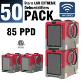 ALORAIR® Storm LGR Extreme WI-FI 85 Pint Commercial Restoration Dehumidifiers Pack of 50 - LGR85*50WIFI Blue